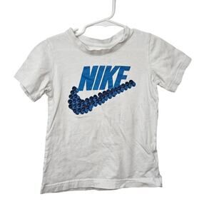 Nike Boys XS Short sleeve T-shirt Cotton Logo bicycle chain design